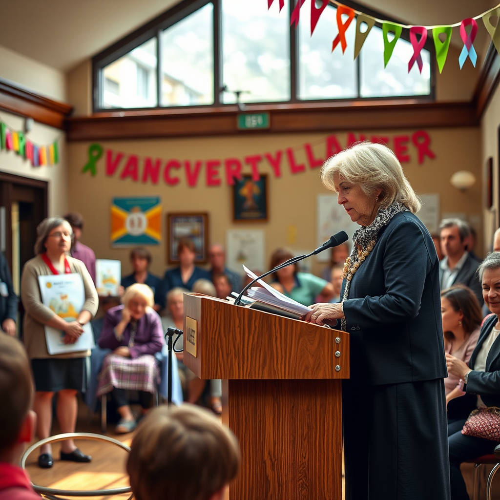 Dame Jacqueline Wilson attends charity fundraising event